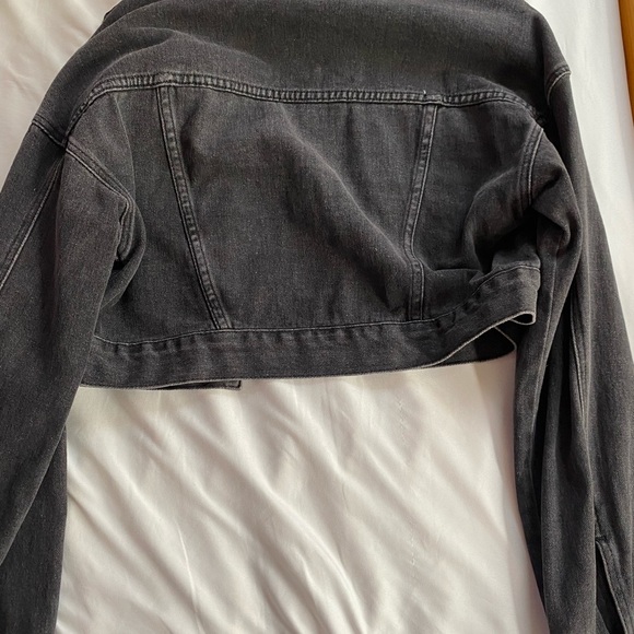 Pacsun black denim jacket - Picture 2 of 5